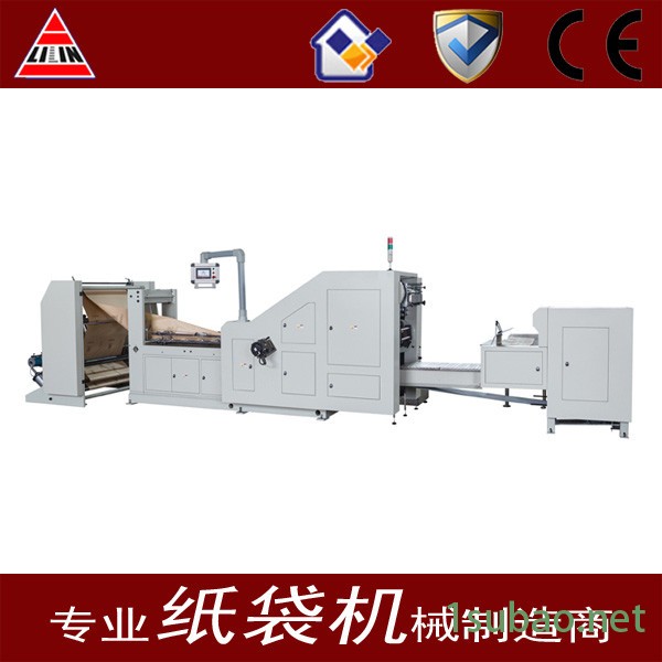 全自动牛皮纸方底购物袋纸袋制袋机 立林机械专业制造商图3