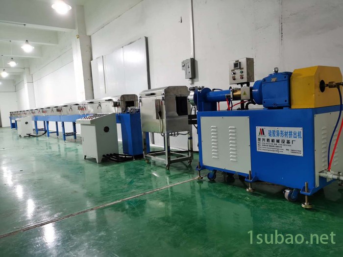 供应立式硅胶管挤出机 单螺杆硅胶管挤出机厂图3