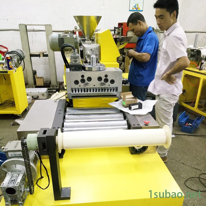 PE薄膜单螺杆挤出机 实验室薄膜流延机 片材挤出机图4