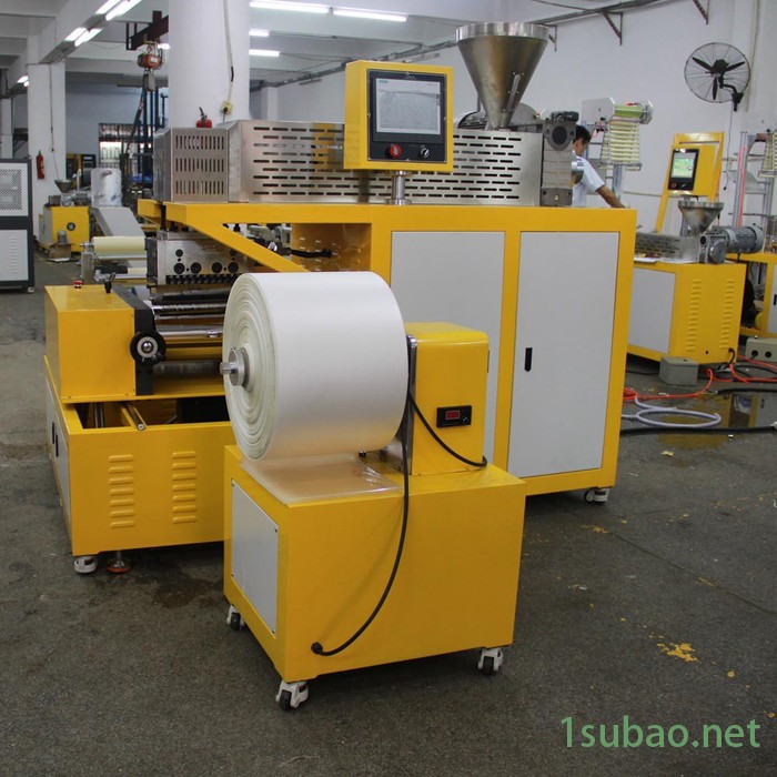 PE薄膜单螺杆挤出机 实验室薄膜流延机 片材挤出机图5