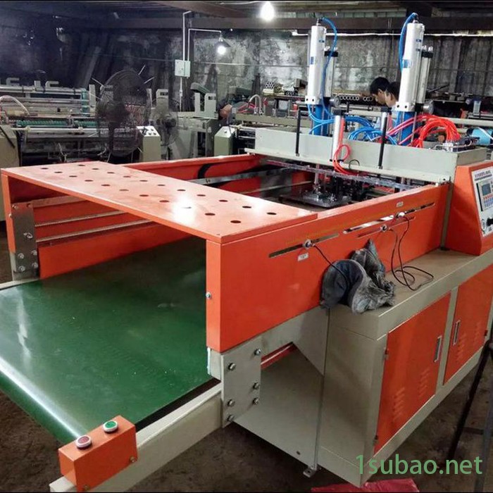 供应云邦DFHQ-450x2全自动热封热切制袋机 双道全自动背心袋制袋机 高速全自动方便袋制袋机图2