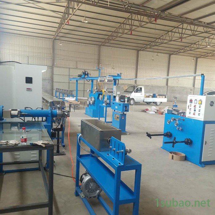 硅胶线挤出机 65硅胶线单螺杆挤出机 碳纤维铁氟龙押出机图6