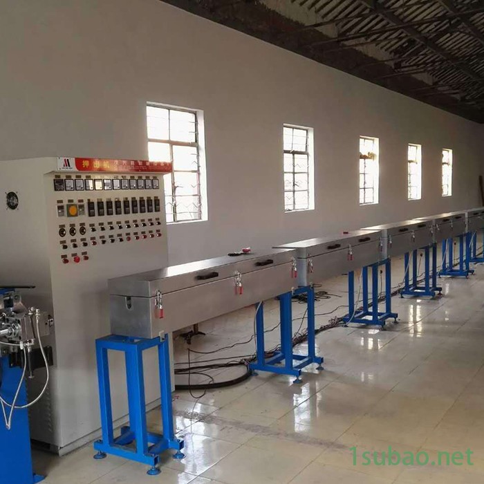 硅胶线挤出机 65硅胶线单螺杆挤出机 碳纤维铁氟龙押出机图4