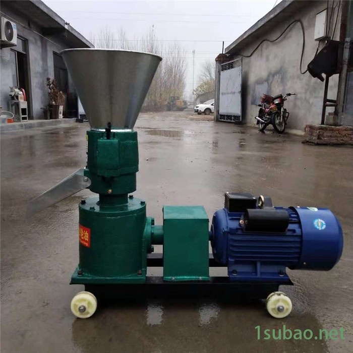 供应 单螺杆塑料造粒机富兴 供应家用养殖牛羊饲料颗粒机图5