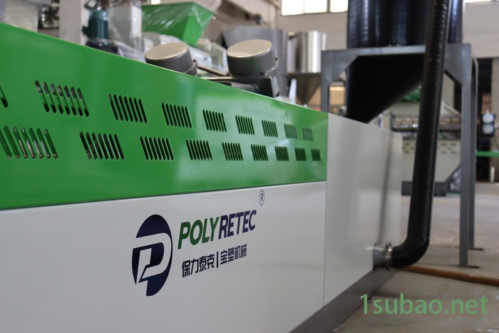 HDPE单螺杆造粒机 花乙料破碎清洗造粒处理机 蓝乙料粉碎造粒设备图2