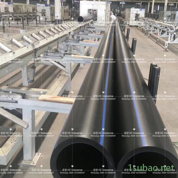 合创格瑞鑫HCPE-400 PE管挤出生产线高效合金螺杆/供水管专用挤出机图3