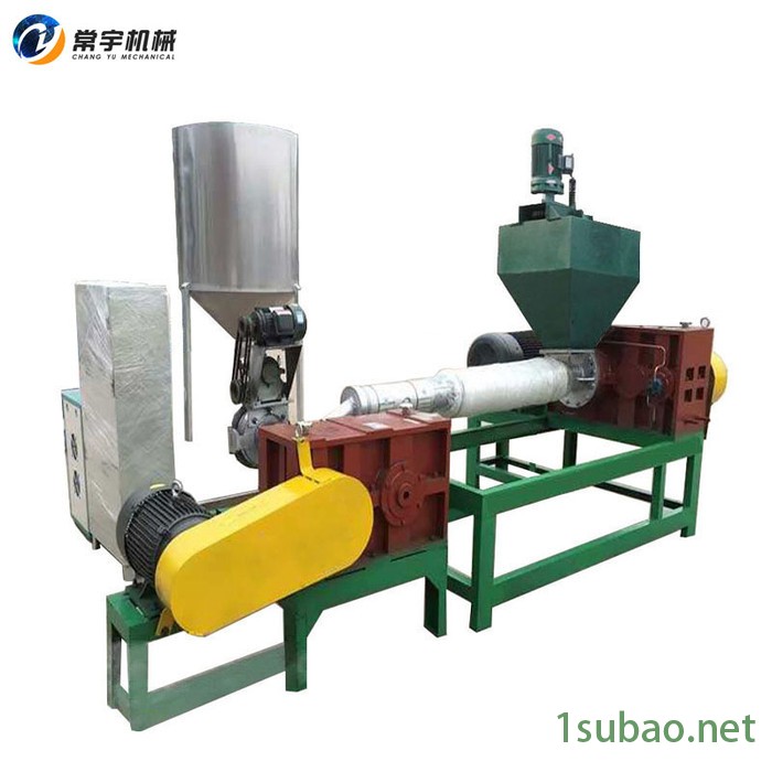 塑料造粒机 塑料颗粒机 PE聚乙单螺杆造粒机 塑料辅机 全自动环保废旧塑料造粒机组图8