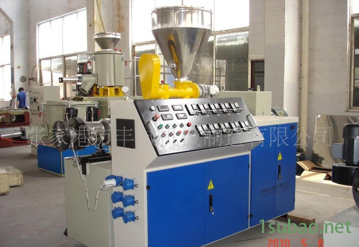 直销 51/105PVC锥形双螺杆挤出机 管材挤出机图2