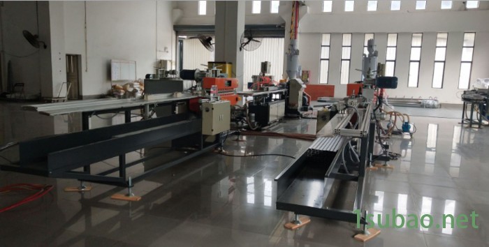 燿安异型材PP单螺杆挤出生产线   PP 正手机 反手机单螺杆挤出机图3