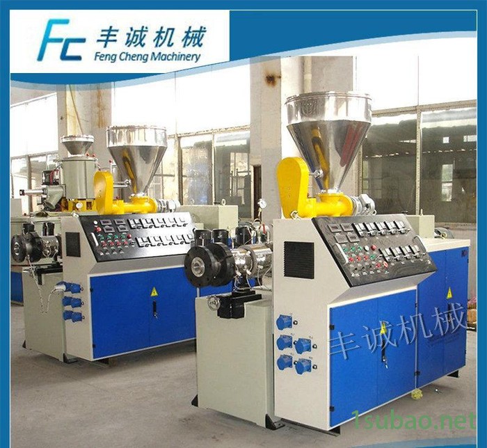 生产**SJSZ51锥形双螺杆挤出机 立式挤出机 真空挤出机图3