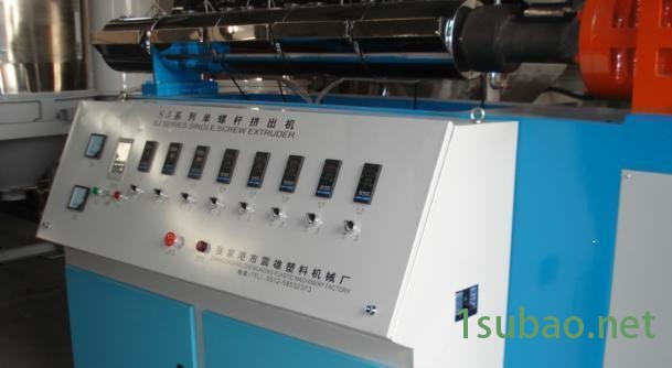 供应厂家生产PE塑料颗粒单螺杆高效挤出机SJ65/30图4