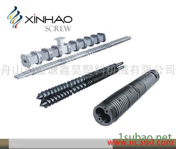供应各种**】挤出机螺杆，单螺杆。  鑫昊螺杆  35--200锥双螺杆图2