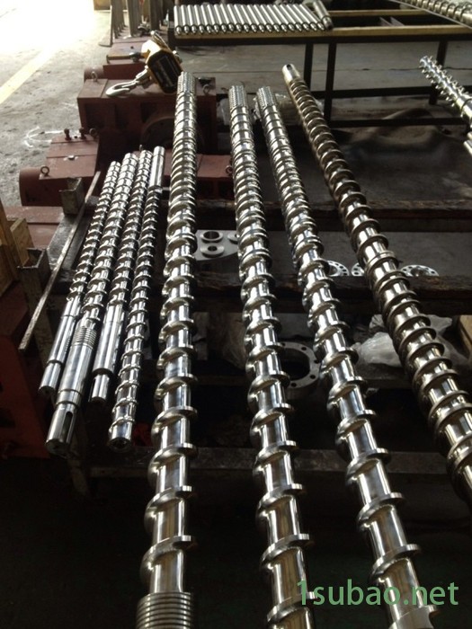 供应各种**】挤出机螺杆，单螺杆。  鑫昊螺杆  35--200锥双螺杆图4