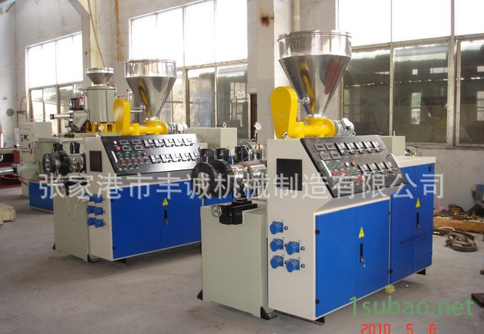 专业 51/105PVC锥形双螺杆挤出机 pvc挤出机 小型图2