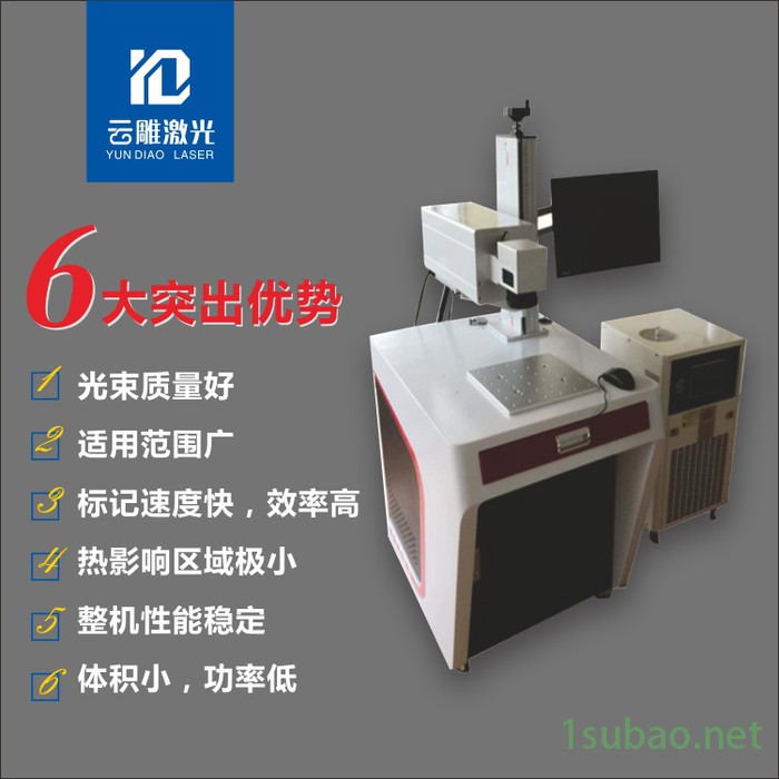 云雕YDJG – 3W/5W/10W/12W 紫外激光打标机激光雕刻机激光喷码机图4