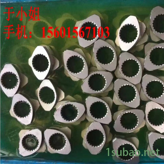 造粒机，平行双螺杆挤出机螺纹元件双螺杆挤出机 T75 螺纹套 镍合块SHJ75 螺纹套 挤出机图8
