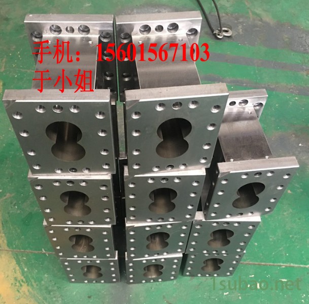 造粒机，平行双螺杆挤出机螺纹元件双螺杆挤出机 T75 螺纹套 镍合块SHJ75 螺纹套 挤出机图4