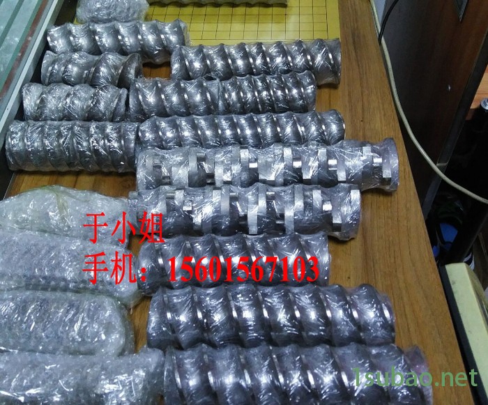 造粒机，平行双螺杆挤出机螺纹元件双螺杆挤出机 T75 螺纹套 镍合块SHJ75 螺纹套 挤出机图6