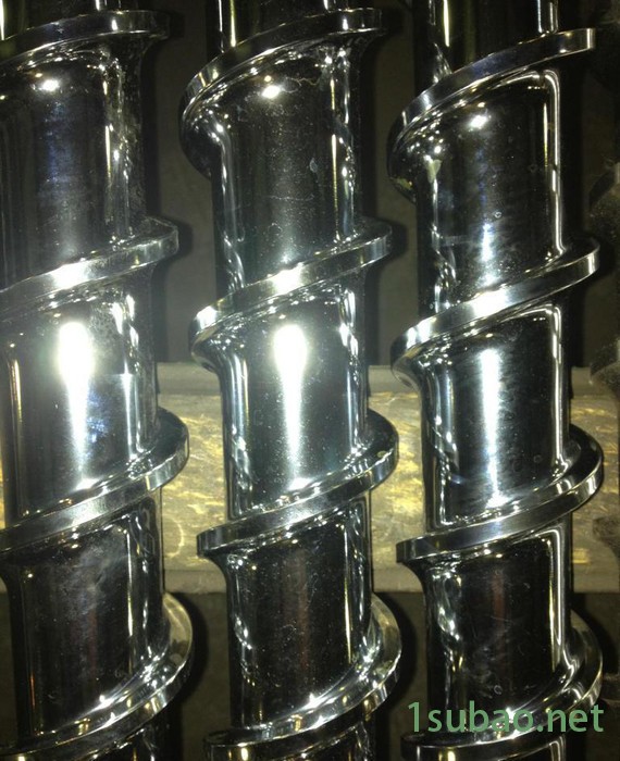 低价承接双合金机筒螺杆料管，PVC挤出机料筒电镀螺杆图3