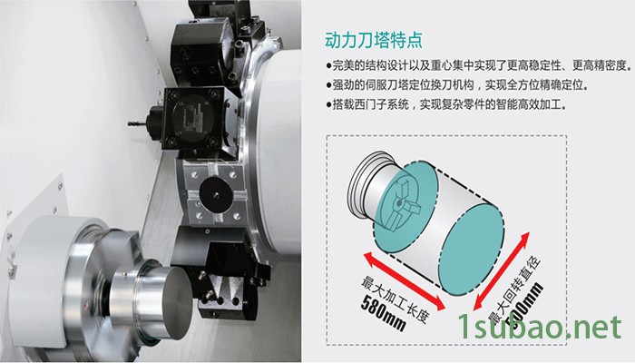 数控车床型号规格 豪特曼全功能高精度数控车床加工图7