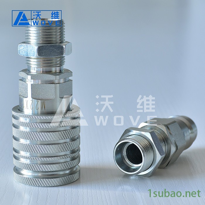 ISO5675推拉式液压接头 穿扳农机液压接头 外螺纹穿扳液压接头图5