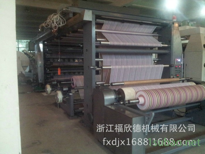 供应14年高速全能自动八色薄膜柔版印刷机--福欣德出品 必属佳品图3