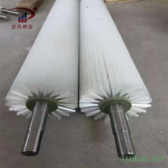 工业毛刷辊 超声波清洗机毛刷辊 钢板酸洗线毛刷辊 木地板油漆线拉丝机涂油刷辊 磨料丝毛刷辊 抛光除锈滚筒刷图2