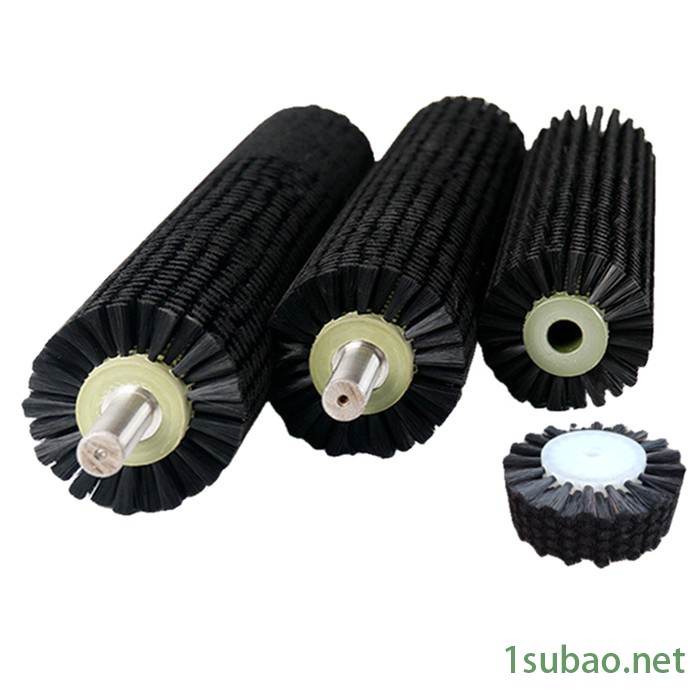 工业毛刷辊 超声波清洗机毛刷辊 钢板酸洗线毛刷辊 木地板油漆线拉丝机涂油刷辊 磨料丝毛刷辊 抛光除锈滚筒刷图6