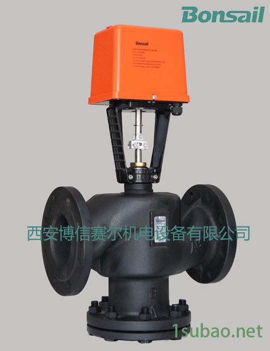 国产电动调节阀  VAF30.25S+FA9530 电动三通温控阀 电动蒸汽阀  电动二通比例阀 电动三通比例阀图2