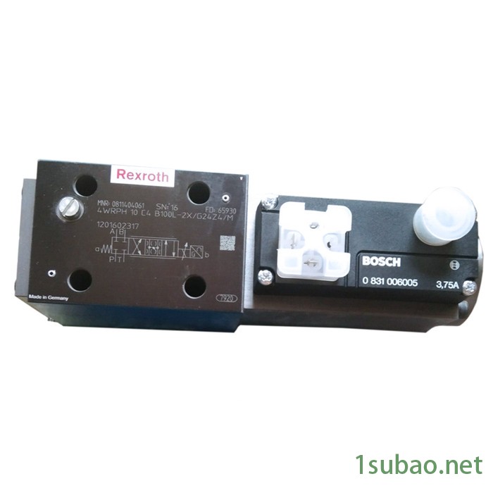 Rexroth力士乐液压阀折弯机用比例阀4WREE6E08-16-2X-G24K31-A1V图2