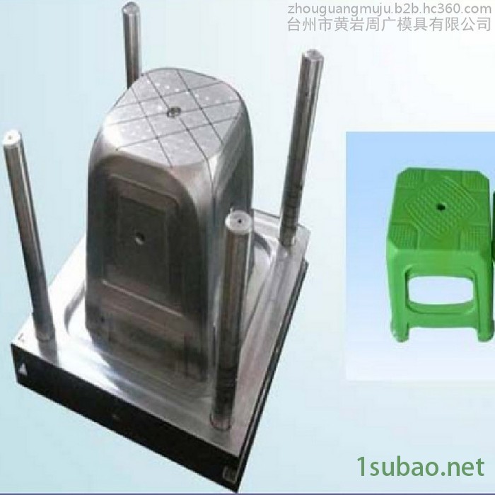 台州黄岩家居凳子注塑模具 塑胶凳子模具设计加工座凳模具图4