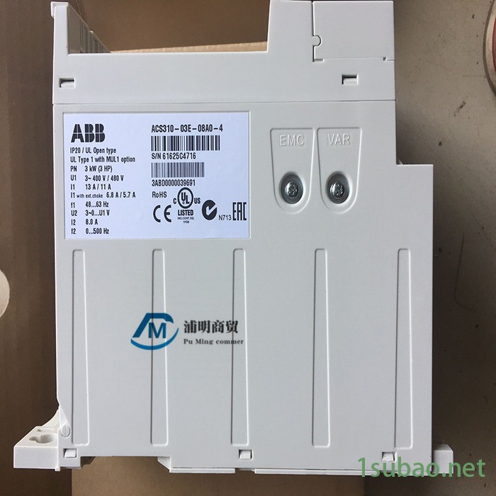 供应ABB变频器ACS310-03E-09A7-4三相380V变频器4kw图5