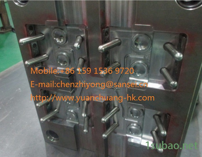 瓶盖转牙注塑模具，多穴模具，注塑成型加工图2