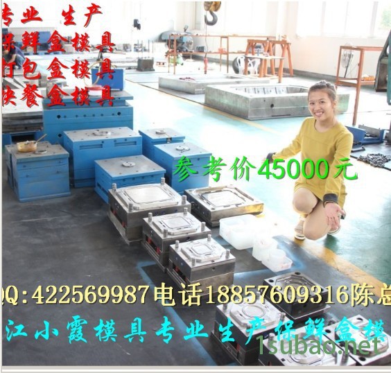 黄岩注塑模具 850ml一次性保鲜盒模具中国厂图5