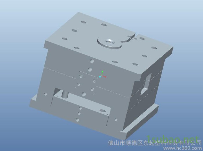 塑料花篮/花盆桶注塑模具，园林花桶模具，塑料弯接头注塑模具图1