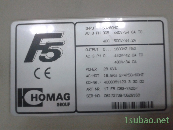 05B6A0A-6A01科比变频器参数图3