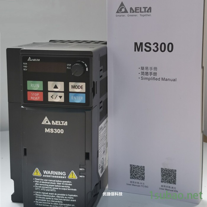 台达变频器  0.4KW220V  VFD2A8MS21ANSAA，MS300 0.4KW—22KW图4