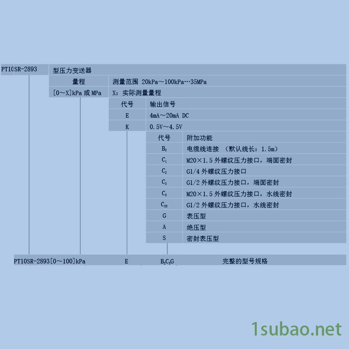 卓然天工 PT10SR-2893 稳定可靠压力传感器高性能的变送器 低压注塑封装漏电保护压力传感器压力变送器图2