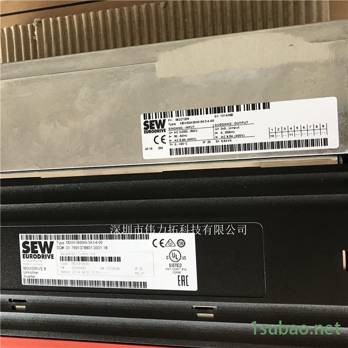 德国SEW变频器MDX61B0040-5A3-4-00 保证德国原装进口 价格实惠 型号齐全图2