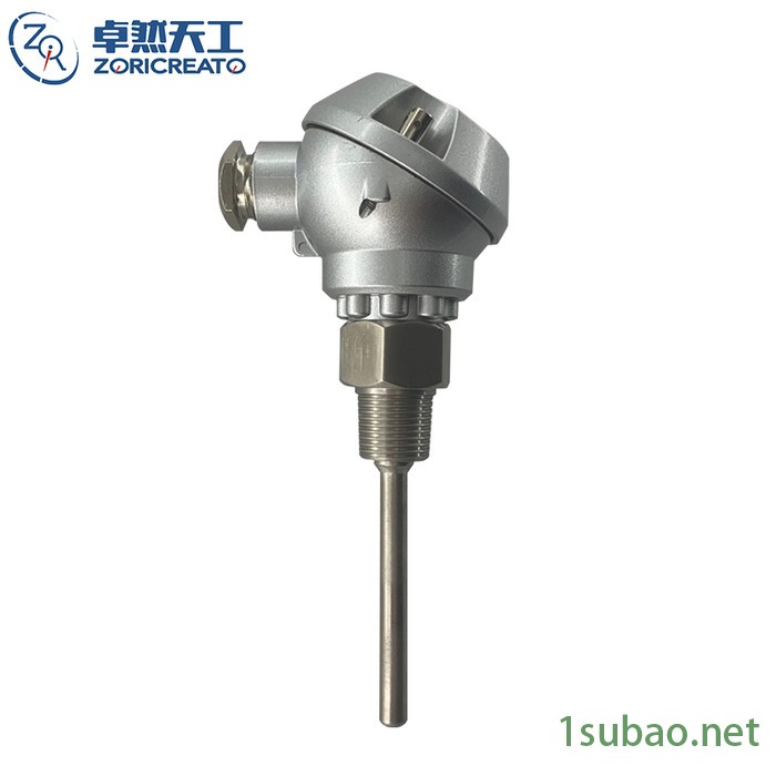 卓然天工TWZP铂热电阻温度传感器 探杆变送器 防爆温度变送器 4-20mA输出信号 一体化铠装温度变送器图2