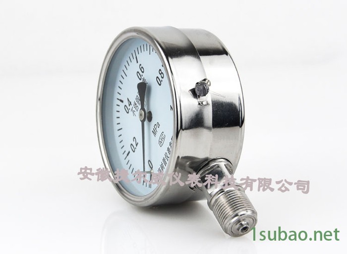 捷尔威YB-100 不锈钢压力表 压力传感器 压力变送器厂家销售图5