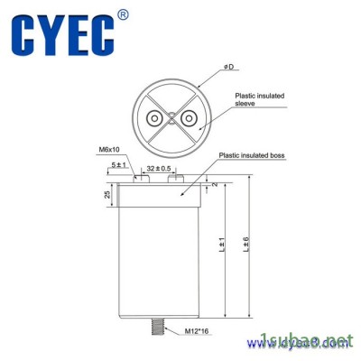 纯源【厂家批发】高压变频器电容器定制 CDC 1800uF 1300V