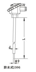 KAIGE/凯歌WZP系列 天长热电偶 天长热电阻 Pt100温度传感器WZP-231/230装配式固定螺纹电热偶图5