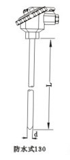 KAIGE/凯歌WZP系列 天长热电偶 天长热电阻 Pt100温度传感器WZP-231/230装配式固定螺纹电热偶图3