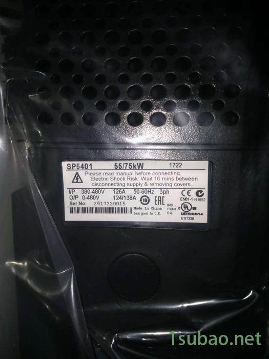 艾默生尼得科CT变频器SP5402 75KW 380V 全新原装原厂驱动器图2