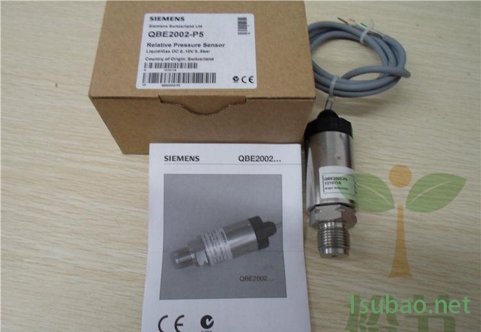 **SIEMENS西门子 QBE2002-P5空气水液压压力传感器气压水压管道图3