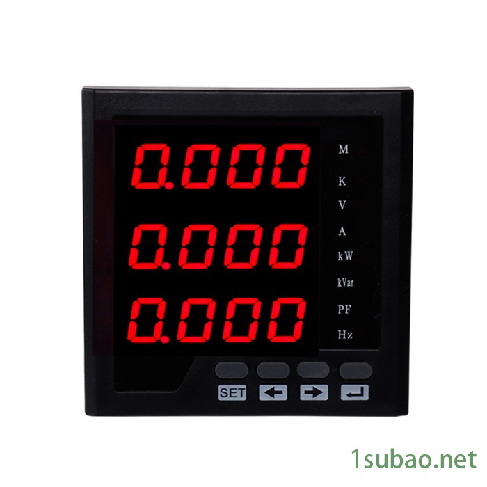 晶橙JC-163D 三相多功能仪表三相多功能网络电力仪表智能型数显表带RS485通讯，可调可清零图2