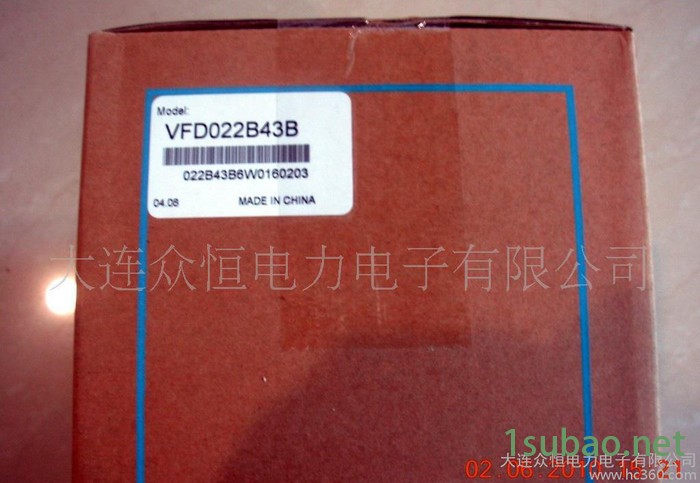 台达变频器VFD022B43B图2