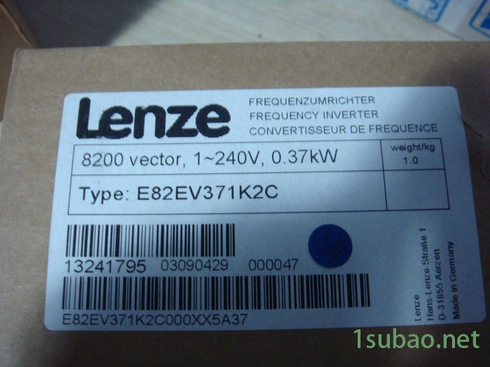 LENZE/伦茨 伦茨变频器E82EV153K4B201