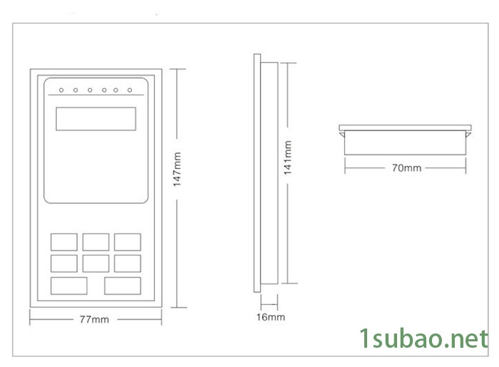YQ誉强YQ3000 V7 G7 A7 誉强变频器yq3000面板图4